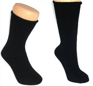 Mongrel Socks, Bamboo Full Cushion, Hypoallergenic, Antibacterial, Eco Friendly Black Socks Mongrel Socks 
