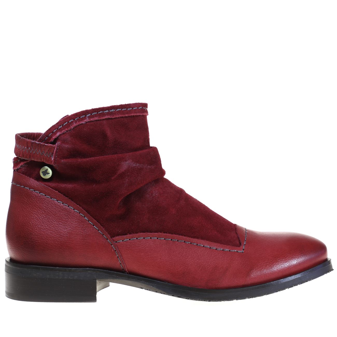 Dkode, DKW18-Hyria, Boots, Leather, Red Boots Dkode Red 36 