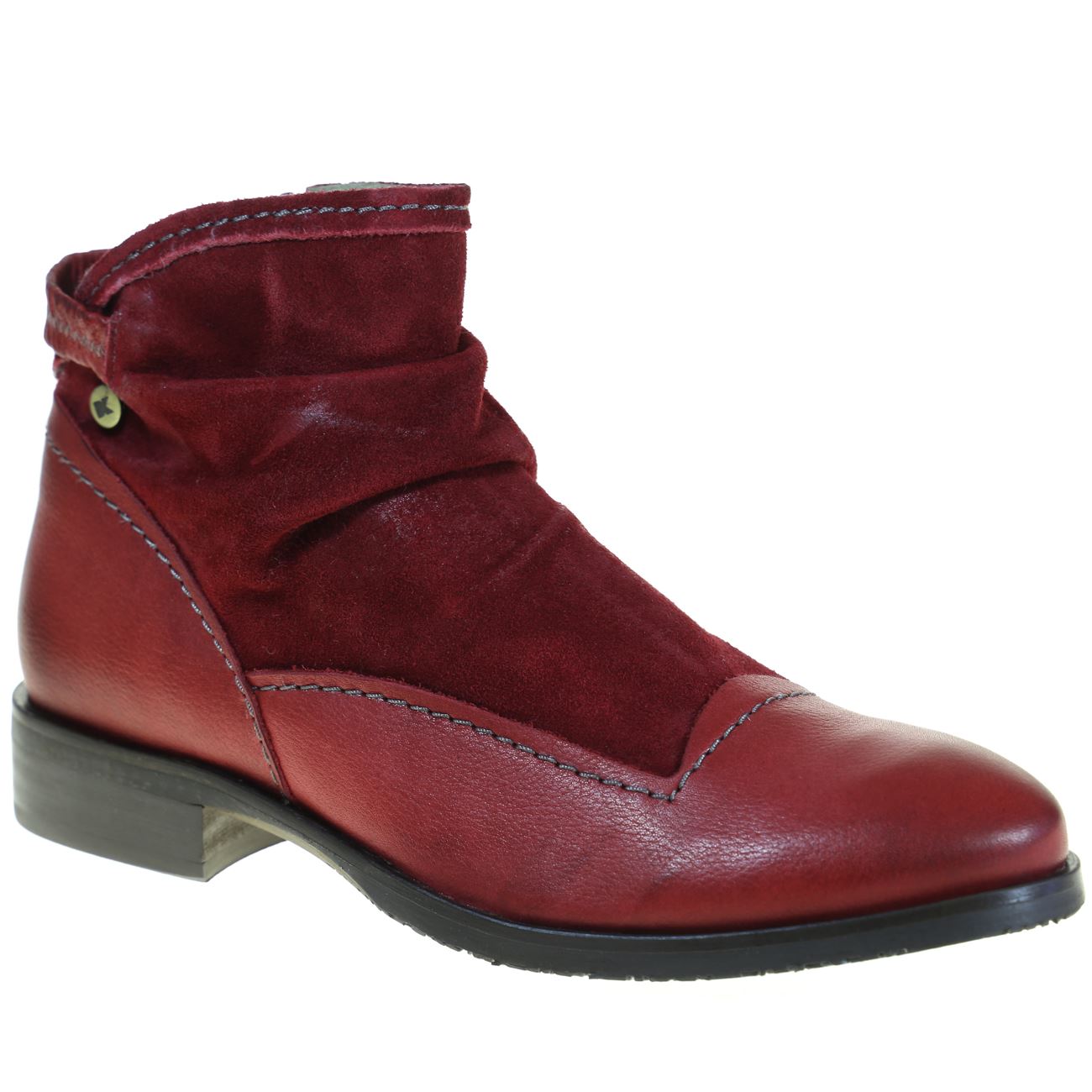 Dkode, DKW18-Hyria, Boots, Leather, Red Boots Dkode Red 36 