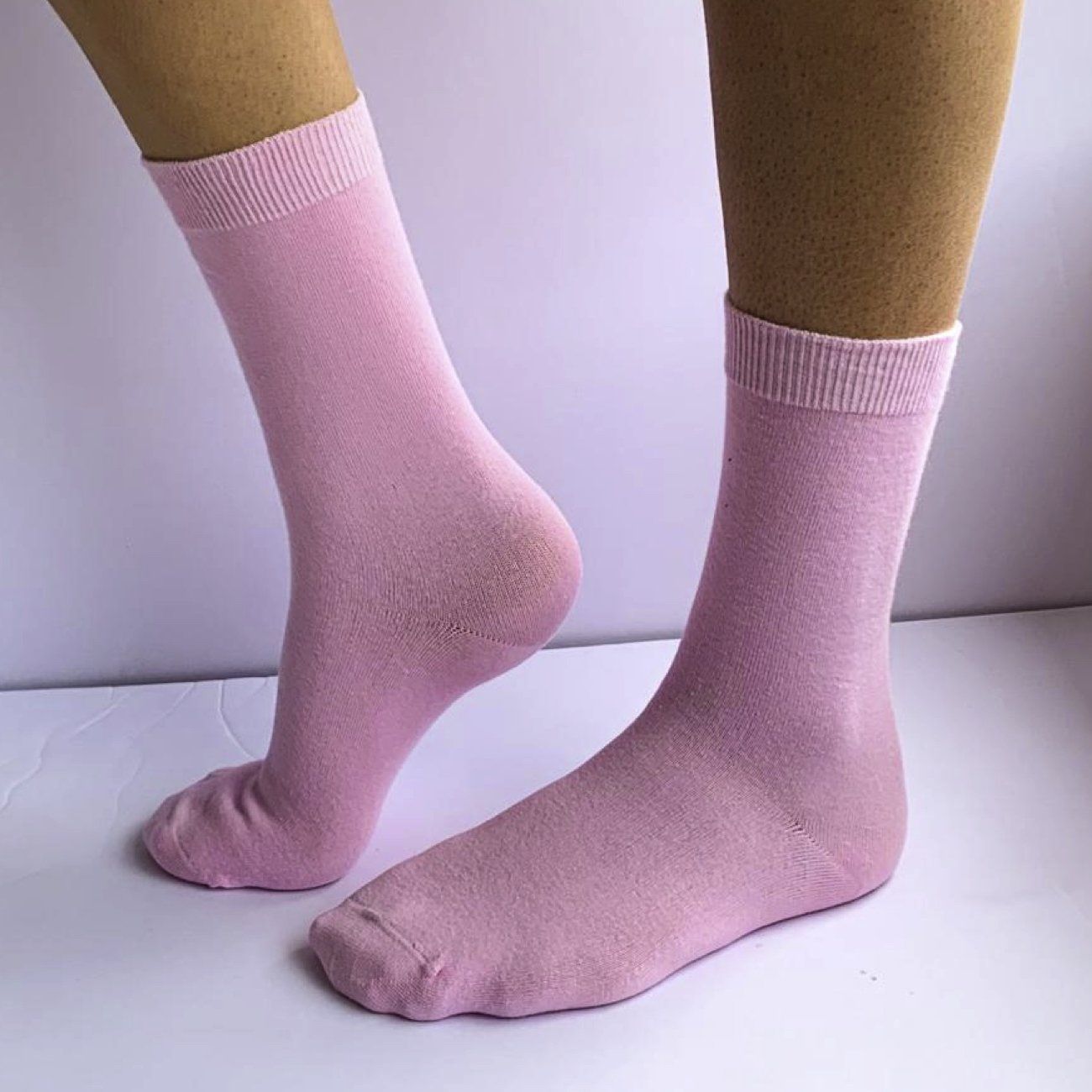 Dr Socks, 95% Cotton, 5% Elastane, Loose top, No Toe Seam, Pink Socks Mongrel Socks Pink 2-8 