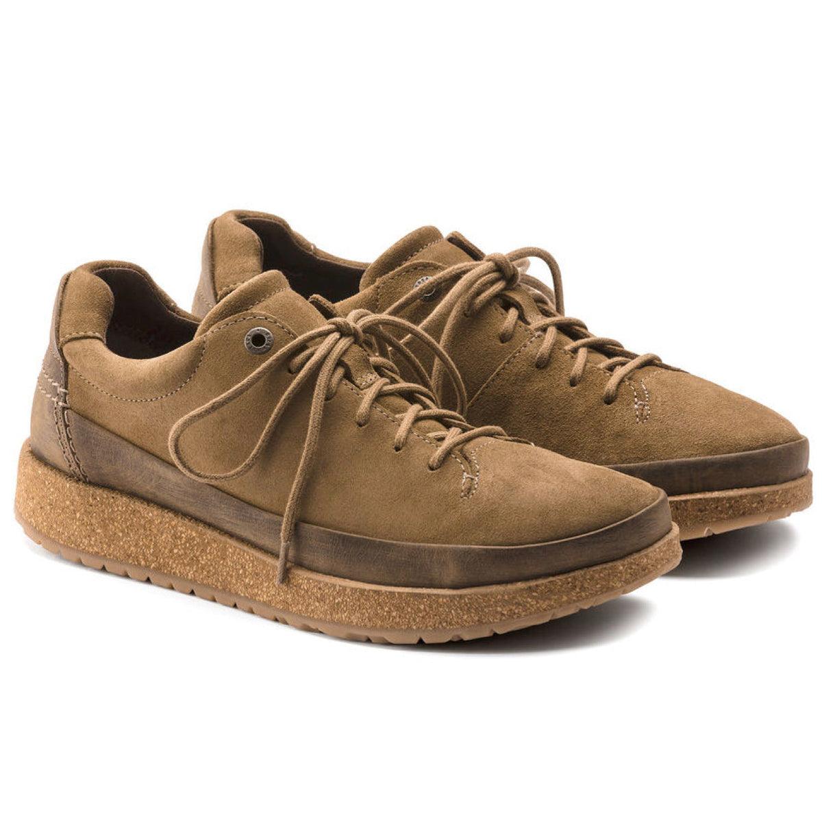 Birkenstock Shoes, Honnef Low, Suede Leather, Regular Fit, Tea Suede Shoes Birkenstock Seasonal 