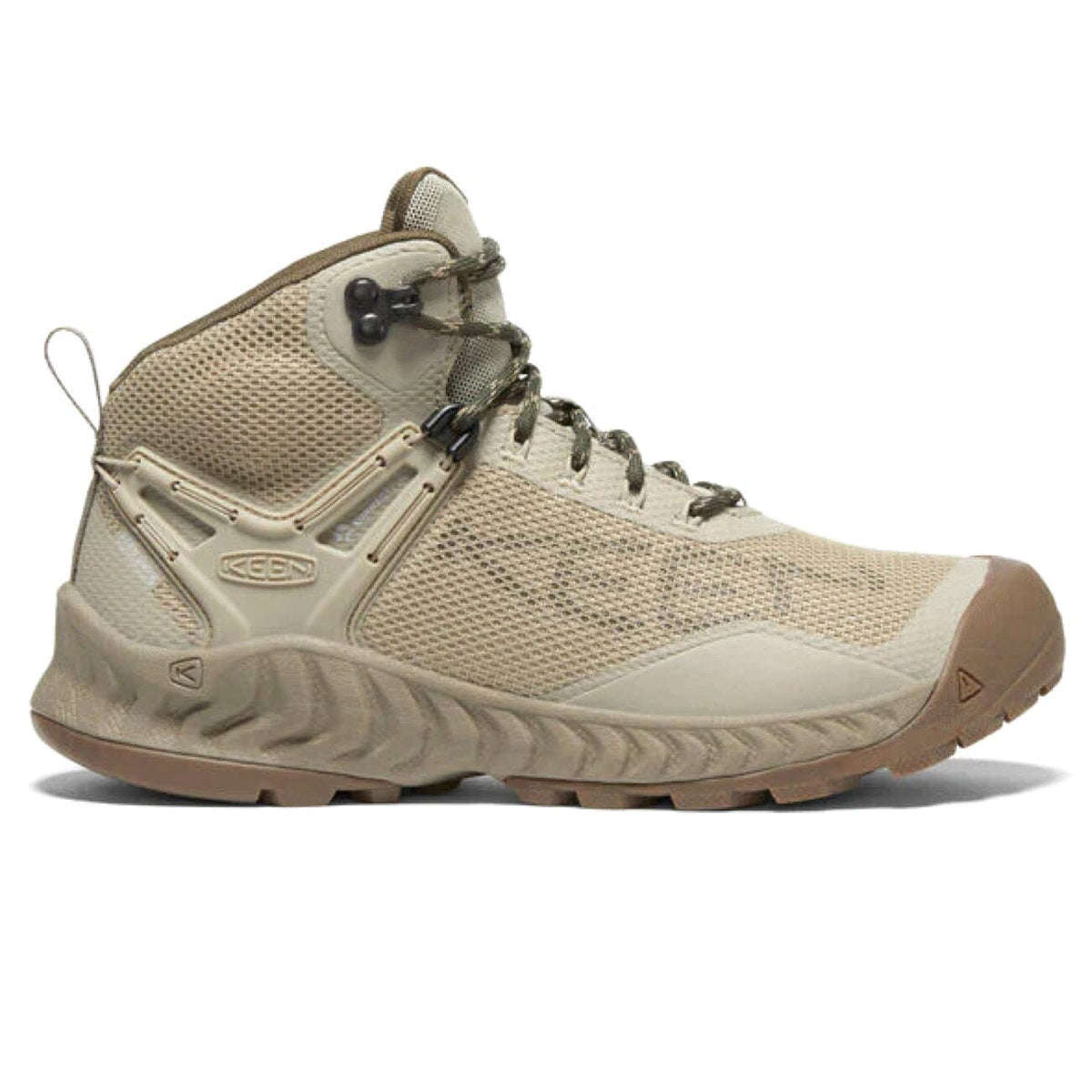 Keen, NXIS EVO Mid WP, Womens, Plaza Taupe Brindle Shoes Keen 