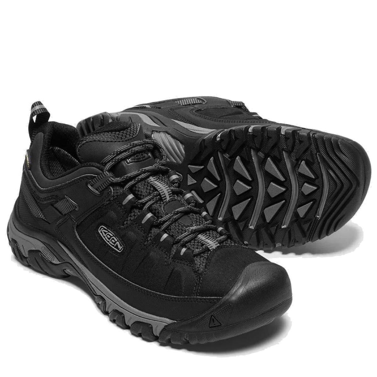 Keen, Targhee EXP WP Mens, Shoe, Black Steel Gray Hiking Shoes Keen 