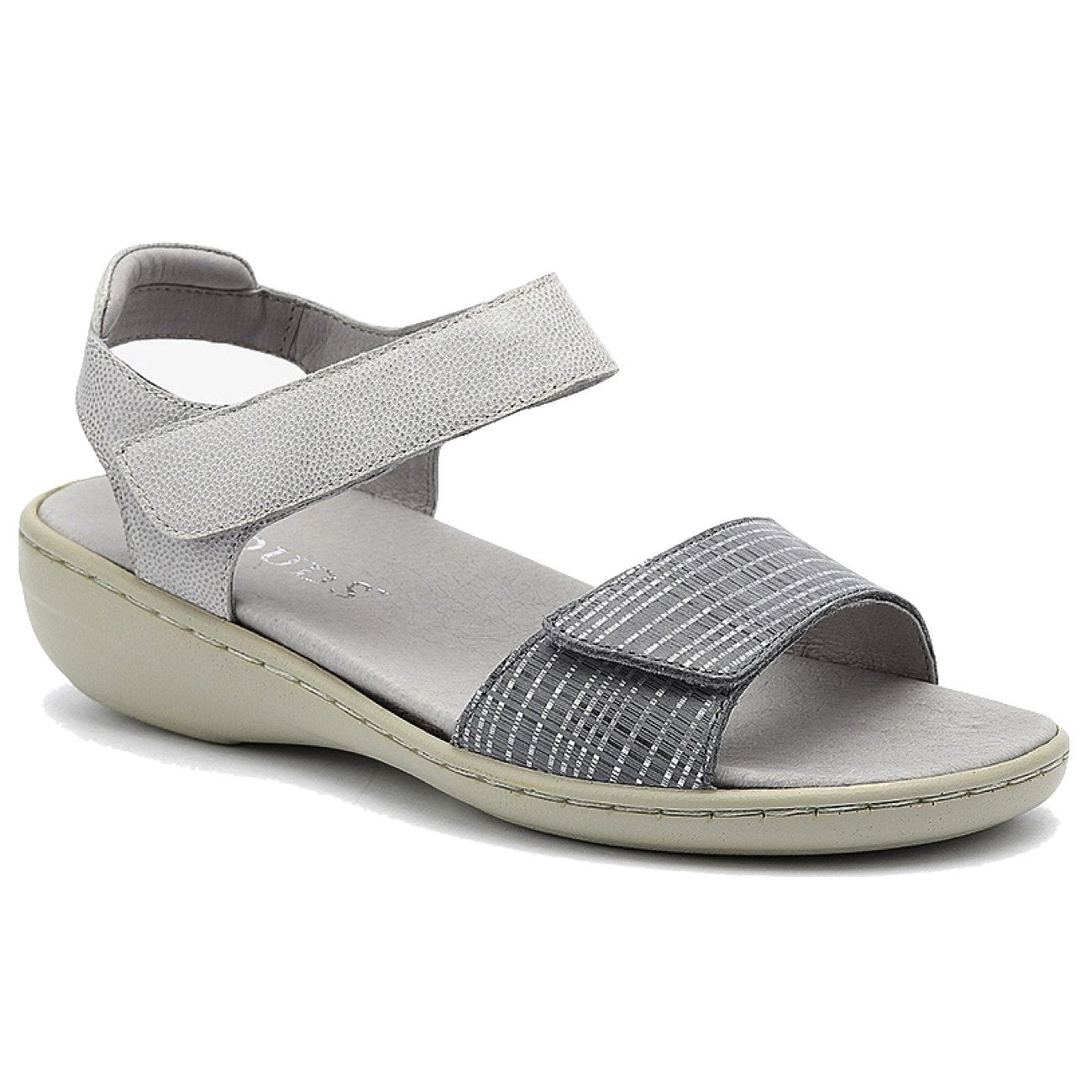 Klouds, Ariel II, Sandal, Leather, Grey Shoes Klouds Grey 36 