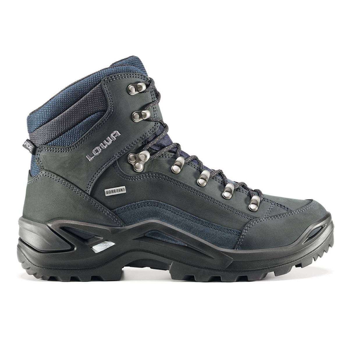 LOWA, Renegade GTX Mid, WXL-Wide, Men&#39;s, Dark Grey/Navy Hiking Boots LOWA 