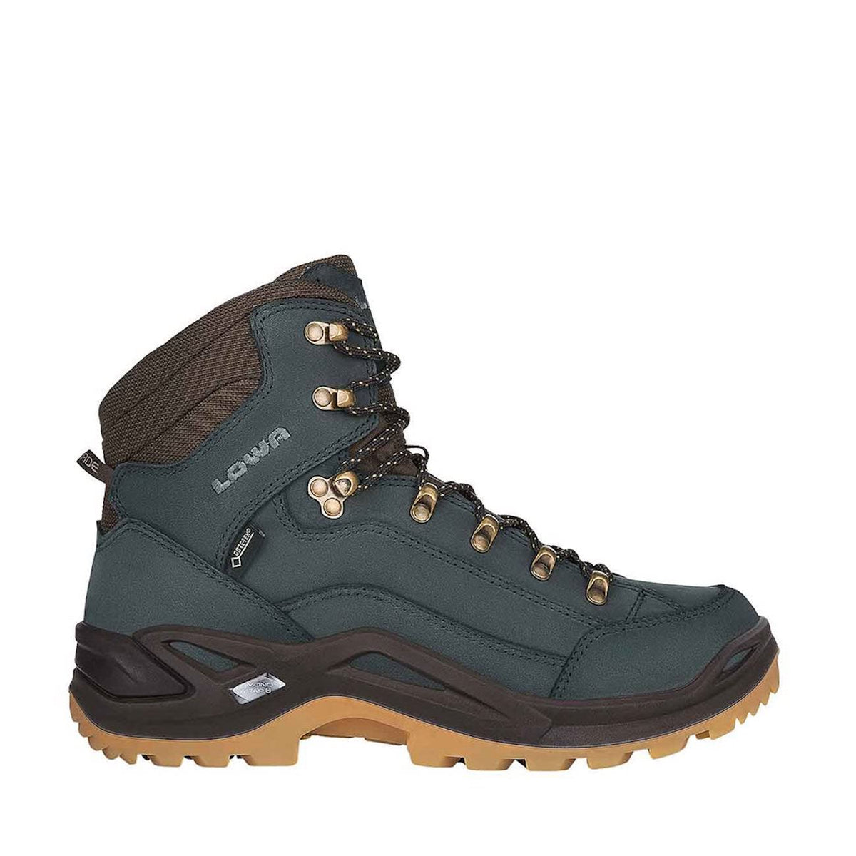 LOWA, Renegade GTX Mid, Men’s, Navy/Honey Hiking Boots LOWA 