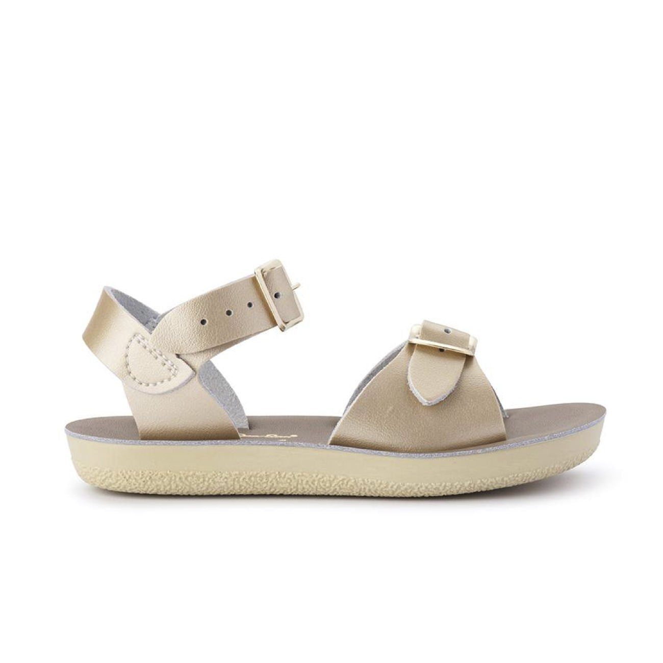 Salt Water Sandals, Sun-San Surfer, Infant & Child, Gold Sandals Salt Water Sandals Gold 10 