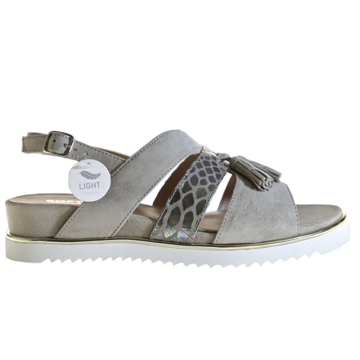 Softwaves, SWS18-10, Sandal, Leather, Beige Sandals Softwaves 