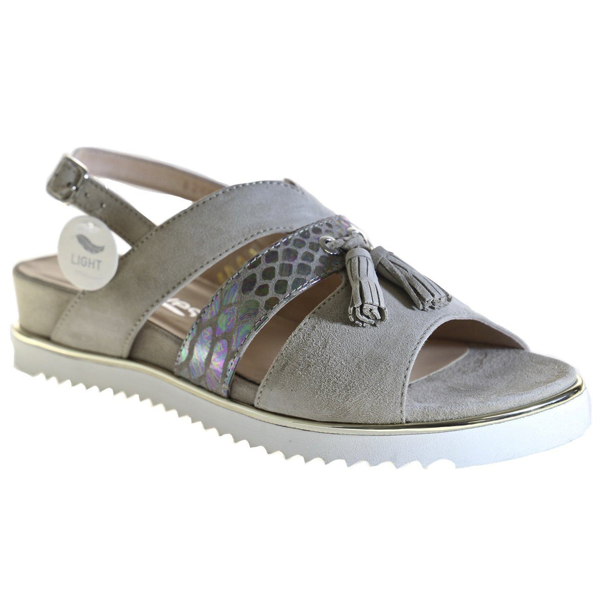 Softwaves, SWS18-10, Sandal, Leather, Beige Sandals Softwaves 