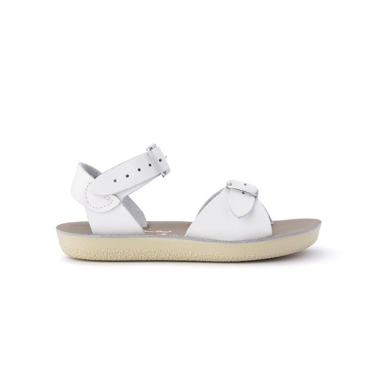 Salt Water Sandals, Sun-San Surfer, Infant, White Sandals Salt Water Sandals 