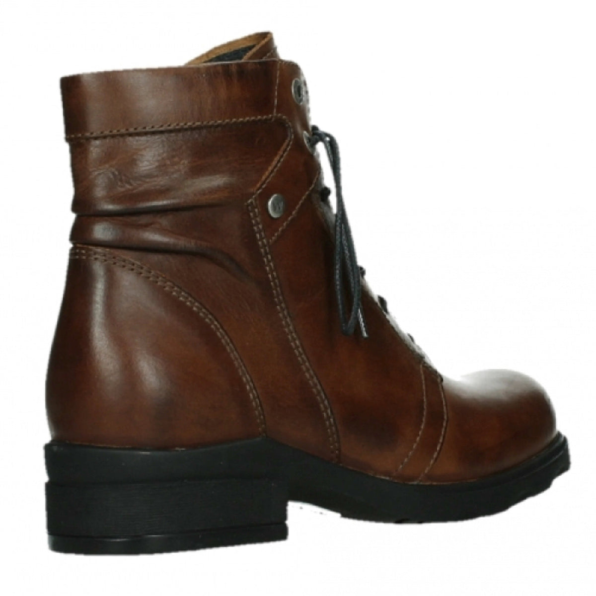 Wolky, Center XW, Boots, Velvet Leather, Cognac Uni Boots Wolky 