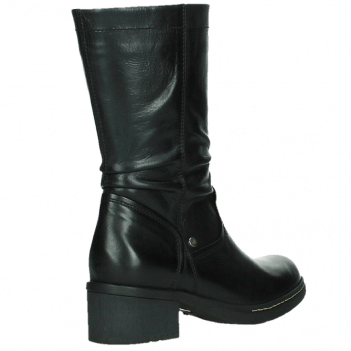 Wolky, Edmonton, Boots, Soft Wax Leather, Black Boots Wolky 