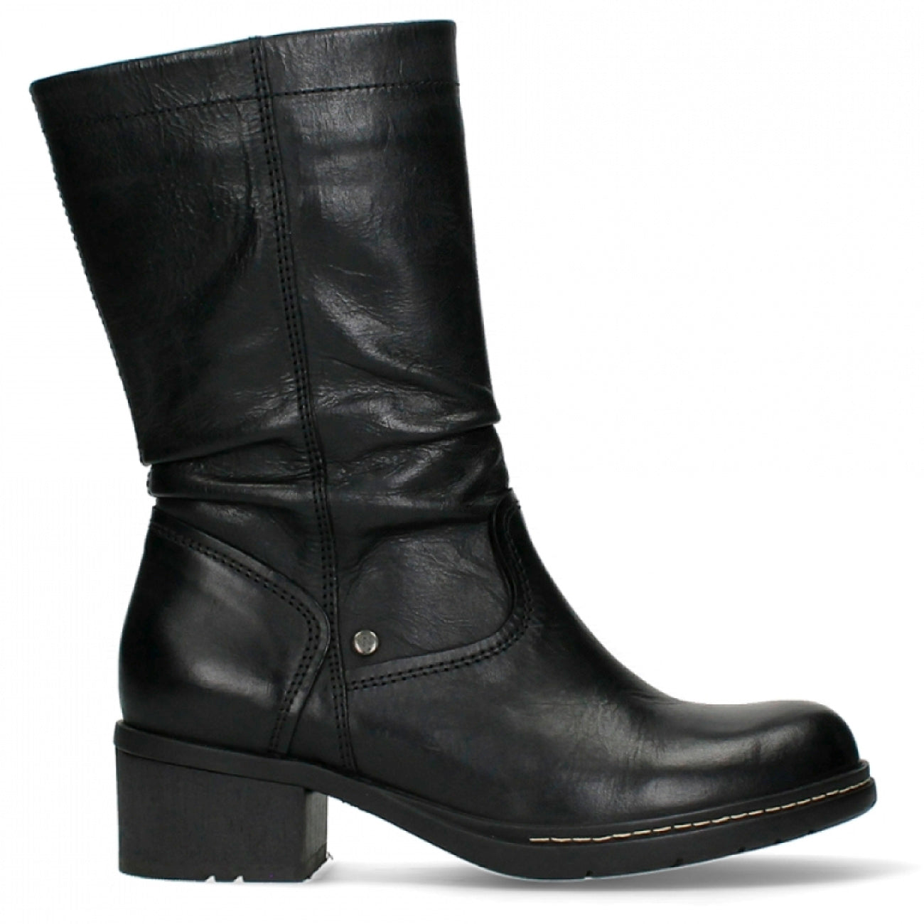 Wolky, Edmonton, Boots, Soft Wax Leather, Black Boots Wolky Black 38 