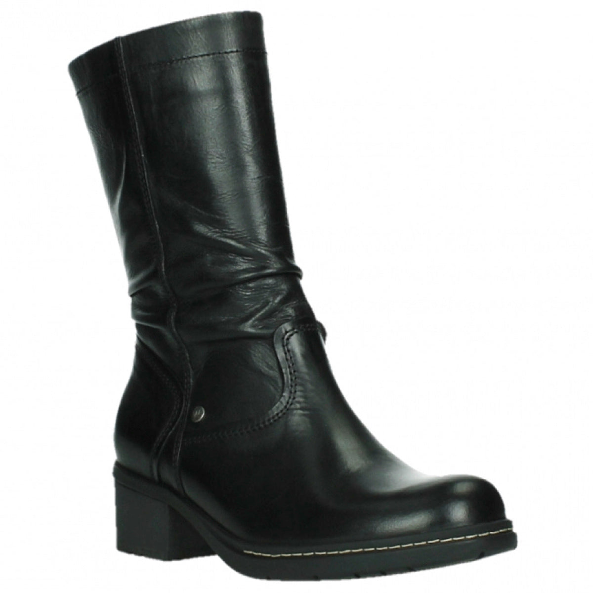 Wolky, Edmonton, Boots, Soft Wax Leather, Black Boots Wolky Black 38 
