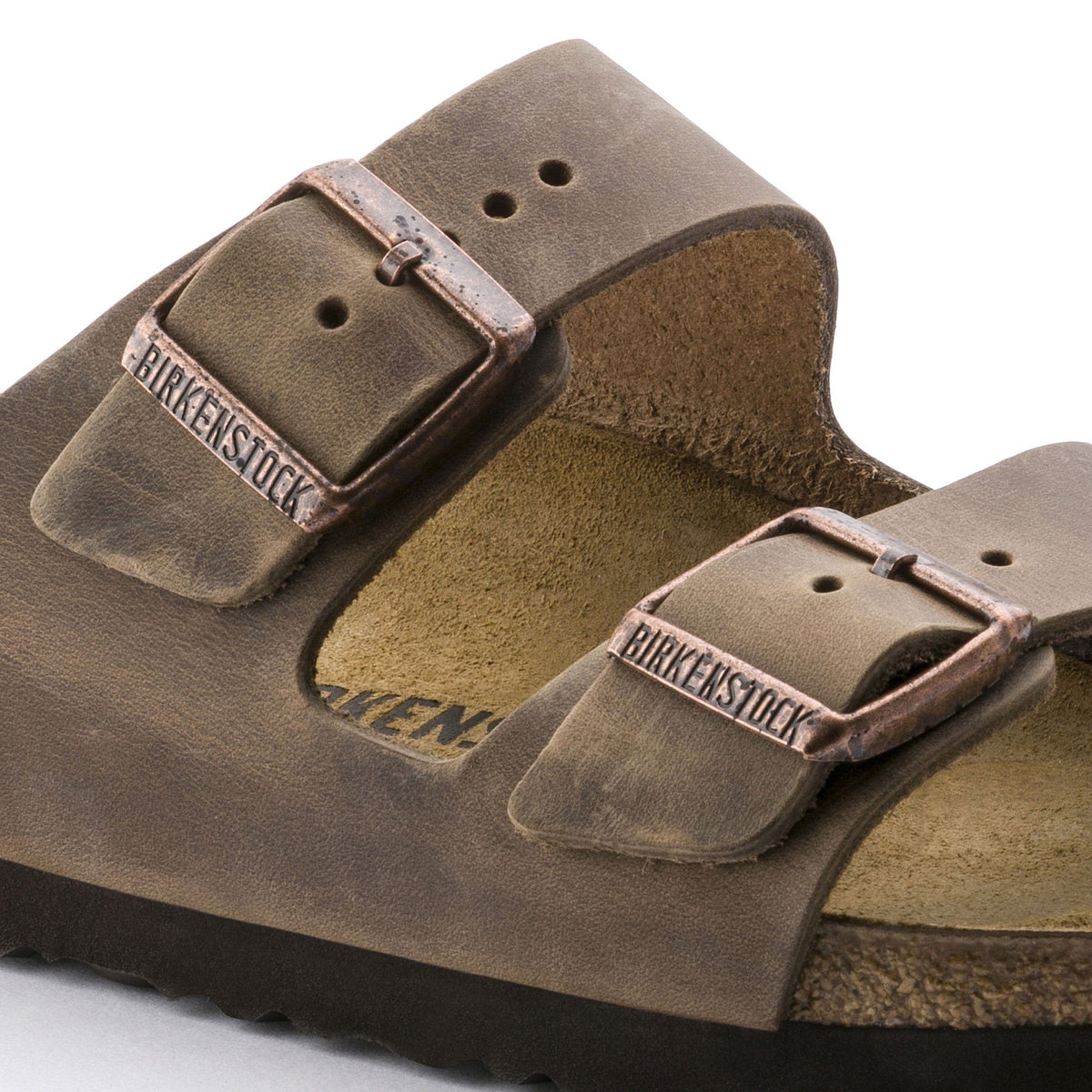 Birkenstock Classic, Arizona, Regular Fit, Natural Leather, Tobacco Brown Sandals Birkenstock Classic 