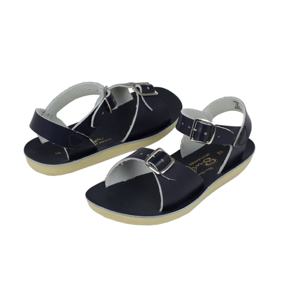 Salt Water Sandals, Sun-San Surfer, Infant, Navy Sandals Salt Water Sandals 