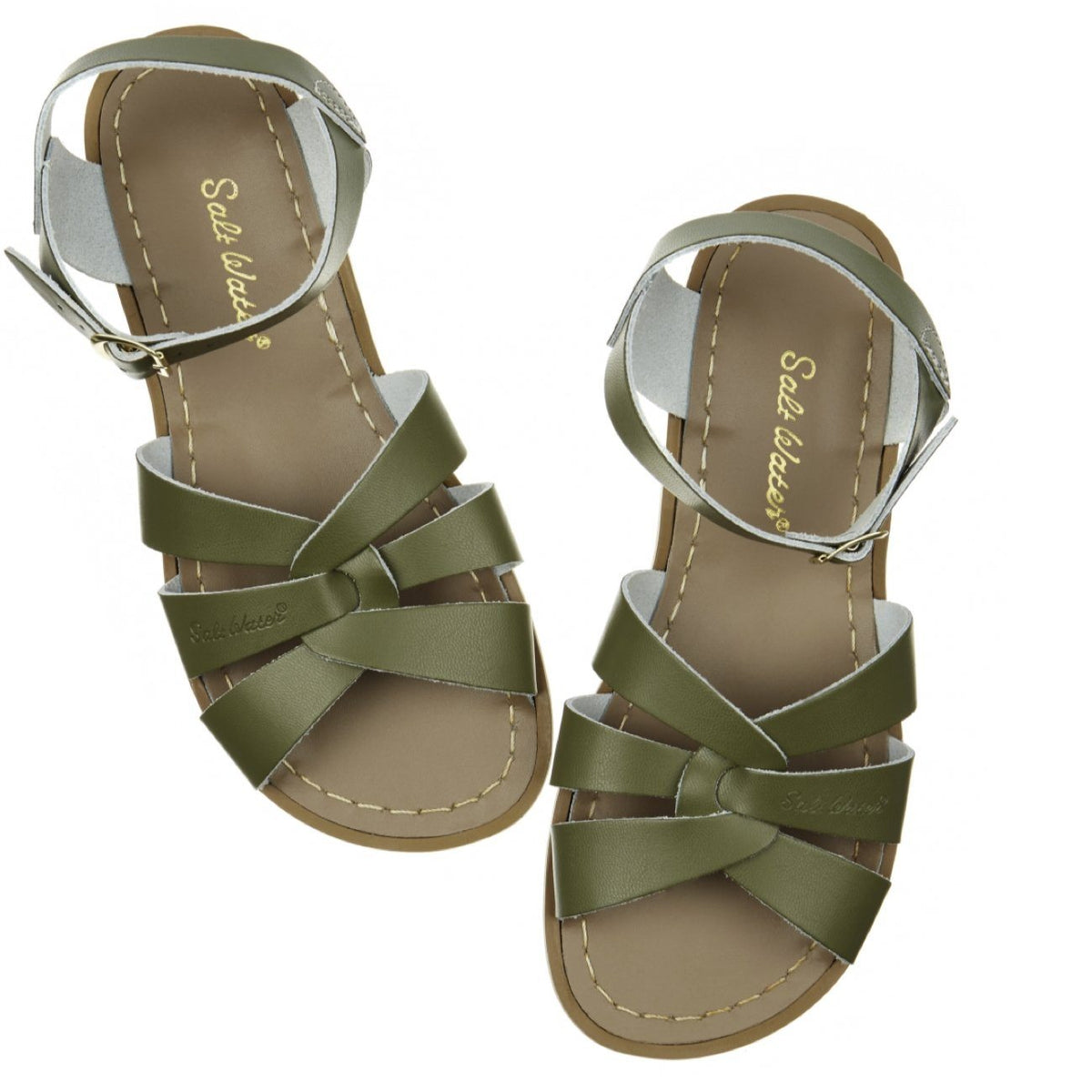 Salt Water Sandals, Original, Adult, Olive Sandals Salt Water Sandals Olive Adult 5 / Aus Womens 7 