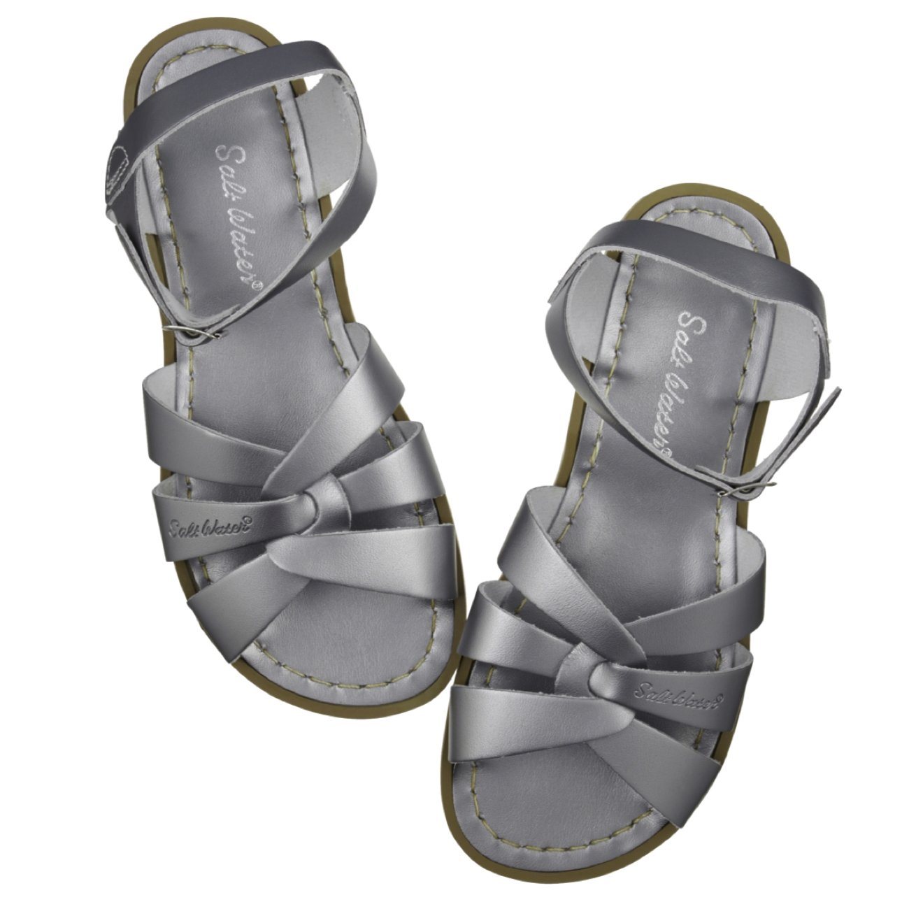 Salt Water Sandals, Original, Adult, Pewter Sandals Salt Water Sandals Pewter Adult 5 / Aus Womens 7 